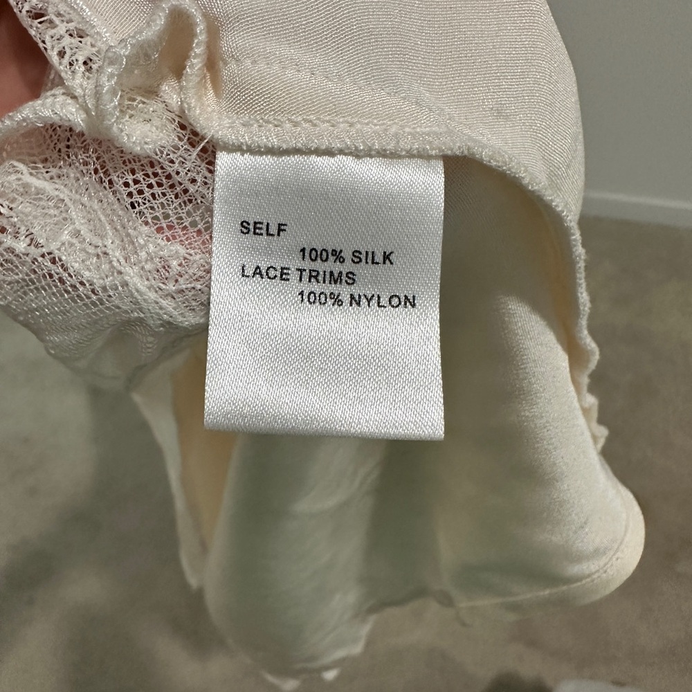 Stone Cold Fox Friar White Lace Deep V Maxi Gown Boho Festival Outfit | Size M/L - Picture 15 of 17